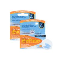 Tapones para Dolor de Oído en Avión - Niños y Canal Auditivos Pequeño - 2 Pares - EARPLANES
