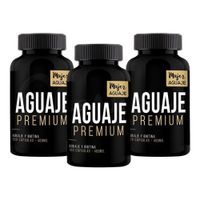 Pack 03 Frascos Aguaje Premium Mujer Aguaje 100 Capsulas