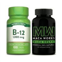 Maca negra y Vitamina B12 Tabletas