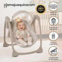Mecedora Eléctrica para Bebés KRIS-IS Colección Limitada Beige