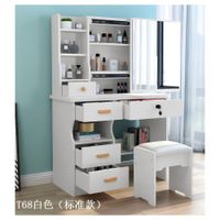Tocador con Espejo Corredizo para Dormitorio 5 cajones Chic