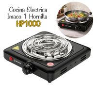 Cocina Eléctrica de mesa Imaco HP1000  1 hornilla Negro