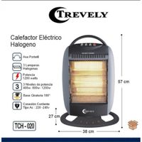 Calefactor Halogeno TREVELY TCH-020 - 1200W