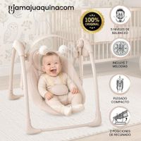 Silla Mecedora Columpio ANNA Edición Limitada Beige
