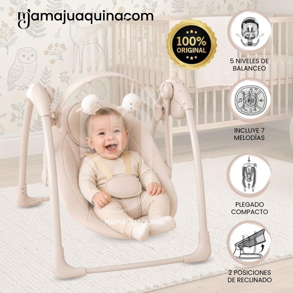 Silla Mecedora Columpio ANNA Edición Limitada Beige