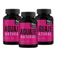 03 Frascos Aguaje Natural Mujer Aguaje 100 Capsulas