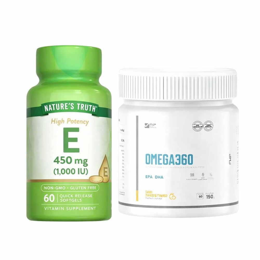 Omega 360 + Vitamina E 450 mg