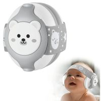 Audifonos Antiruido Orejeras Bebés 1-18 Meses Vincha Ajustable GRIS - YOMAY