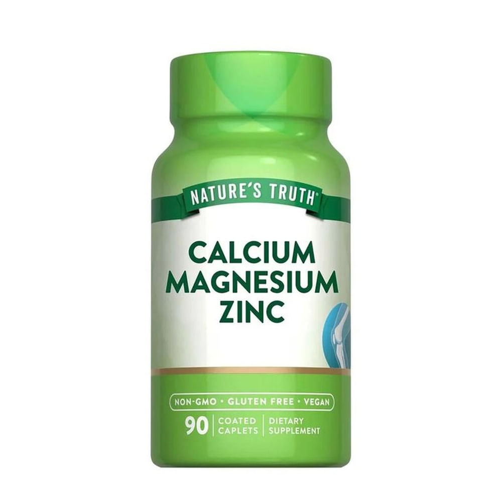Calcio Magnesio Zinc 90 Cápsulas