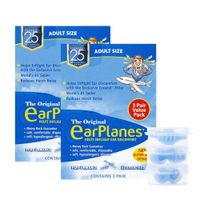 Tapones para Dolor de Oído en Avión - Adultos ( 6 pares ) - EARPLANES