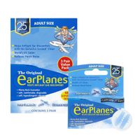 Tapones para Dolor de Oído en Avión  Adultos (4 pares) - EARPLANES
