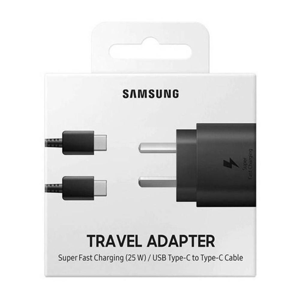 Cargador 25W Carga Rápida para Samsung A56 A36 - Negro