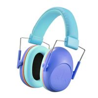 Orejeras Antiruido Orejeras Niños 3-15 años Audífonos Antiruido 28dB Lila Celeste  - ONH