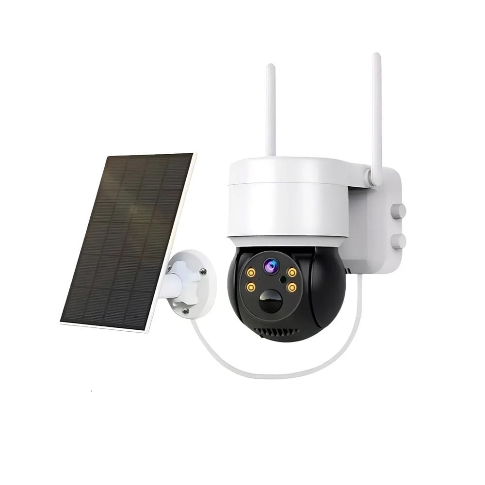Cámara  Con Panel Solar Modelo Q6 Exterior Wifi