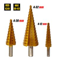 Juego Brocas Metal HSS Escalonadas Uyustools BCE3SU 4-32mm x 3Pcs