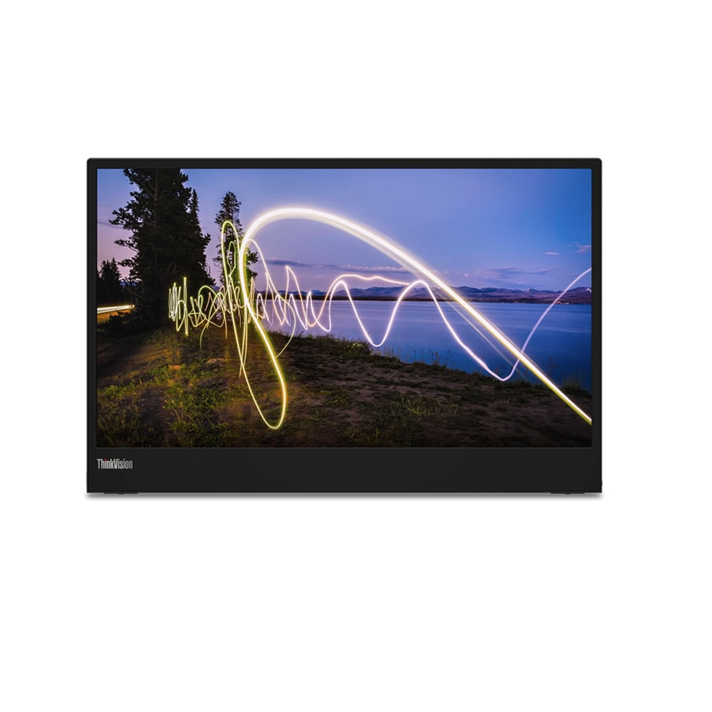 Monitor Portatil Lenovo ThinkVision M15 15.6 Pulg WLED IPS 1920x1080 USB-C 3.2 G1 DP 1.2 Alt Mode