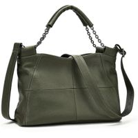Cartera De Cuero Vacuno Diseño Práctico y Moderno Armuz 7611 Verde