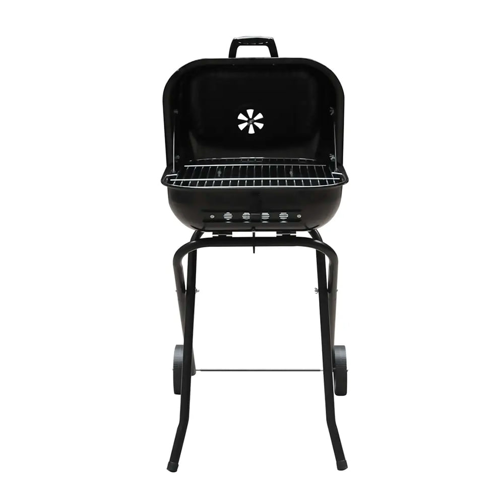 Parrilla Mr. Grill Practi Grill-300 Portátil con Ruedas
