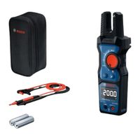 Amperímetro de Horquilla 1000V Bosch GFM 1000-15