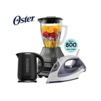Combo Oster Licuadora 1.5 Lts - Hervidor 1.7 LT - Plancha a Vapor