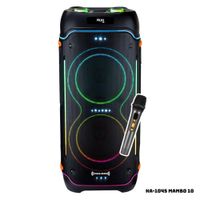 PARLANTE HALION CON BATERIA 120W RMS 1 MICROFONO - HA-1045 MAMBO 10