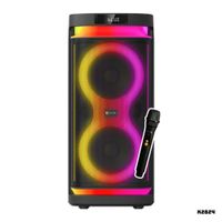 PARLANTE KASSEL CON BATERIA 80W RMS 1 MICROFONO - K2824