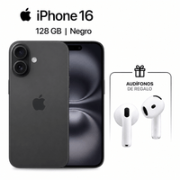 IPHONE 16 128GB con REGALOS NEGRO
