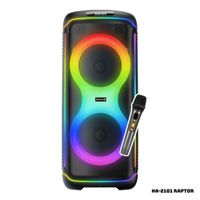 PARLANTE HALION CON BATERIA 120W RMS 1 MICROFONO - HA-2101 RAPTOR
