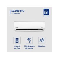 Aire Acondicionado Split Inverter Wifi Sole 12 KBTU SOLAIR013