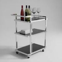 ADRIAN CARRO BAR BY CASA CONCEPTO - ACERO INOXIDABLE