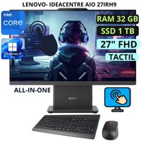 ALL IN ONE LENOVO IDEACENTRE 3 27IRH9 INTEL CORE i7 Ram 32GB SSD 1 TB  27  TOUCH