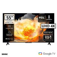 TELEVISOR TCL 55 SMART TV GOOGLE TV 4K UHD LED 2025 - 55V6C