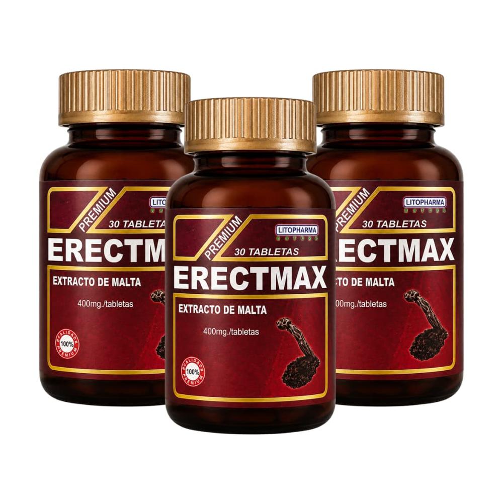 Erectmax Suplemento Nutricional 3 Frascos