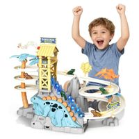 Juguete Pista De Dinosaurio Musical Con Luces Y Escaleras