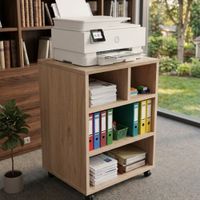 Mueble Auxiliar para impresora de melamina roveré