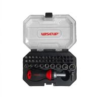 Juego de Puntas de Destornillador y Dados 41 Piezas - Wiseup 090206