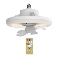 Ventilador Multifuncional con Luz LED 48W OPALUX OP-LF48W-CCT