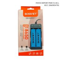 Cargador para Baterías 18650 Bossney BS-E6051