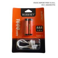 Pilas Recargables AAA 1600 mAh con Entrada USB Tipo-C 1.5V
