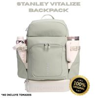 STANLEY Vitalize Backpack - Bolsa de gimnasio trabajo y viajes con funda para laptop - Sage Grey