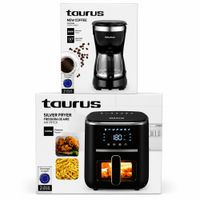 Combo Freidora de Aire Silver y Cafetera Taurus