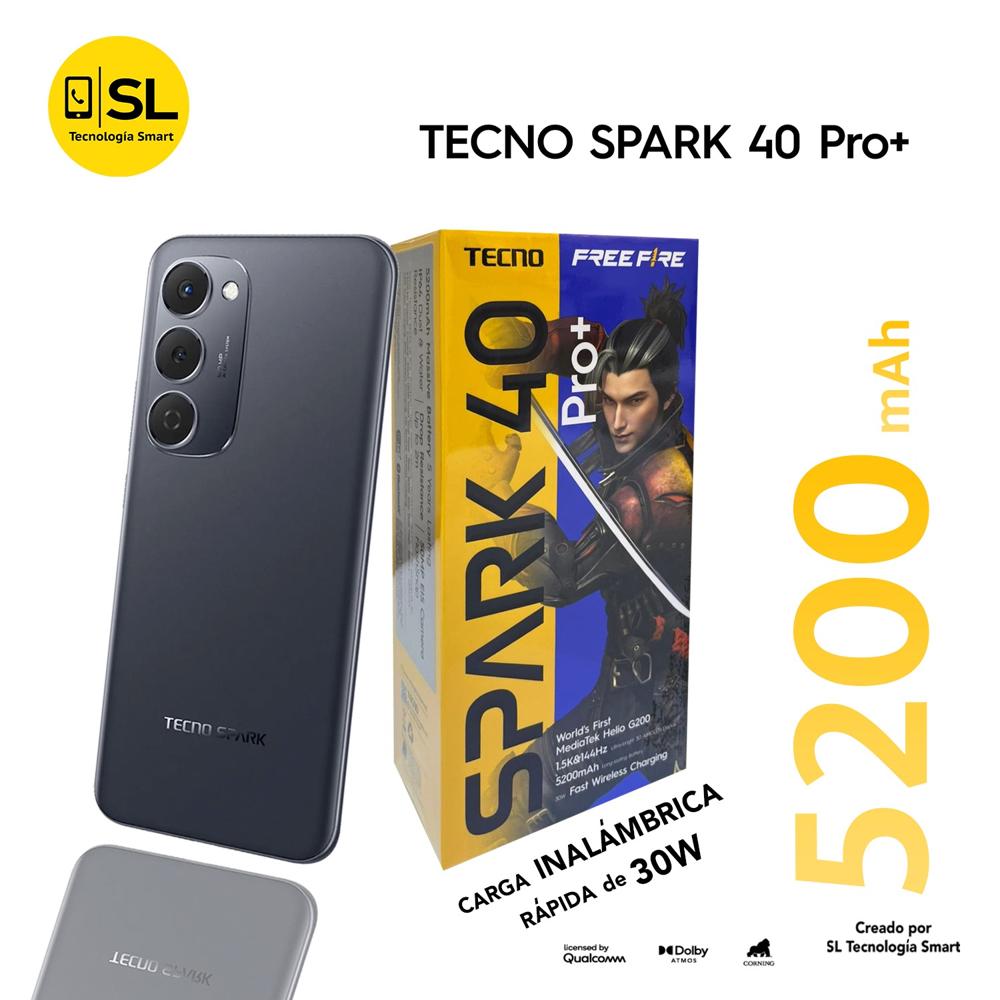 TECNO SPARK 40 PRO PLUS 8GB RAM 256GB COLOR NEGRO