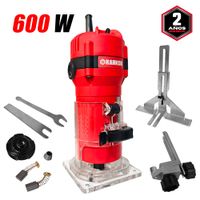 Ruteadora Fresadora Tupi de Mano 6.35mm Rankor RLT60001 600W 32000rpm