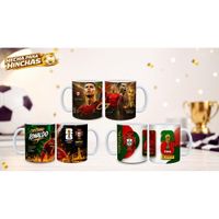 PACK X3 TAZAS CR7, FUTBOL COPA MUNDIAL, PADRE, LEYENDA
