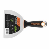 Espátula flexible 6pulg acero inoxidable Comfort Grip TRUPER - 15854