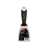 Espátula flexible 3pulg acero inoxidable Comfort Grip TRUPER - 15851