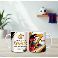 TAZA DE CR7, MUNDIAL, REGALO DEL DIA DEL PADRE