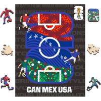 ROMPECABEZAS BOLSILLO FIFA WORLD CUP 2026 TEMATICA 26 PCS
