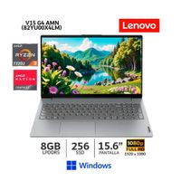 Laptop Lenovo V15 G4 Ryzen 3-7320U 8Gb LPDDR5 Bus 4800MHZ 256Gb SSD156 FHD Windows 82YU00X4LM