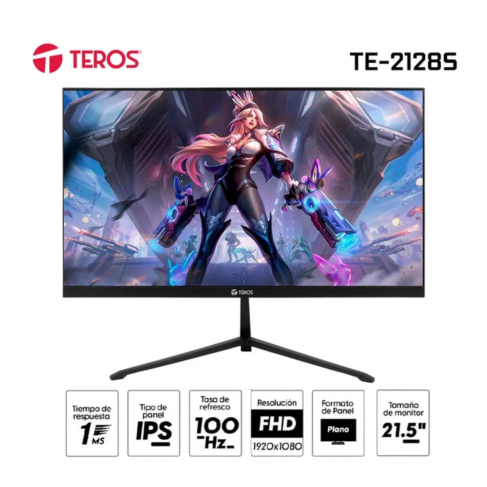 Monitor Teros TE-2128S 21.5 IPS 100Hz/ FHD/ HDMI/ VGA VESA FREESYNC